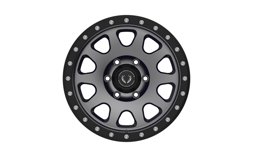 BH02 17X9 ET12 6x135 87.1 Cone Gunmetal / Black Lip - GTR Auto