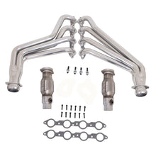 Load image into Gallery viewer, BBK 10-15 Camaro LS3 L99 Long Tube Exhaust Headers With Converters - 1-3/4 Silver Ceramic - GTR Auto