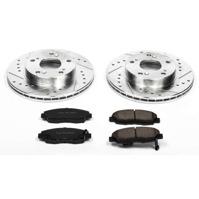 Power Stop 06-11 Honda Civic Front Z23 Evolution Sport Brake Kit - GTR Auto