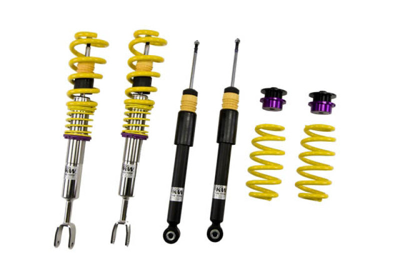 KW Coilover Kit V1 Audi A4 (8E/B6/8H) Avant + Convertible; FWD; all engines - GTR Auto
