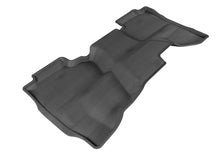 Load image into Gallery viewer, 3D MAXpider 2014-2019 Chevrolet/GMC Silverado Double Cab Kagu 2nd Row Floormats - Black L1CH03921509