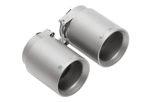 Load image into Gallery viewer, SOUL 17-19 Porsche 991.2 Carrera (w/ PSE) Bolt On Exhaust Tips - 4in Double Wall Sig Satin Tips