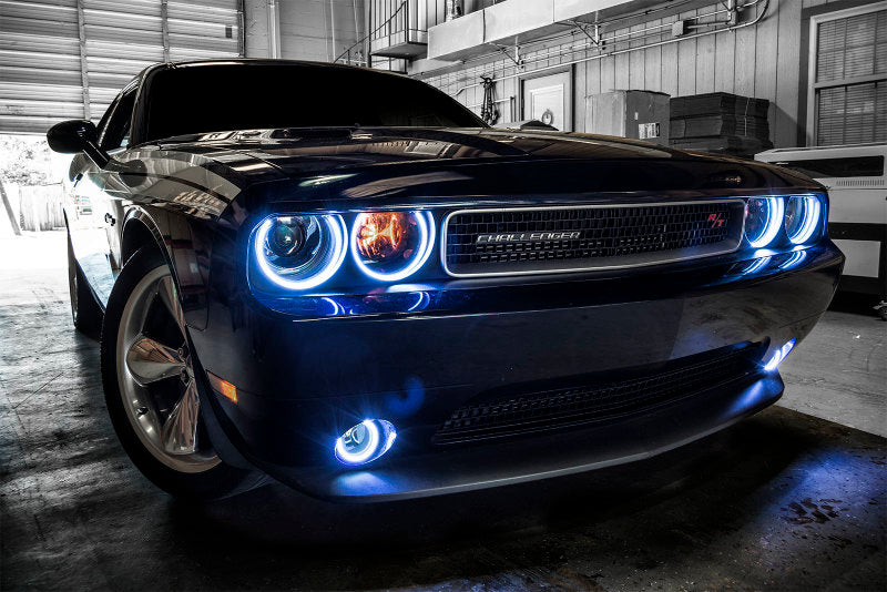 Oracle 08-14 Dodge Challenger Dynamic Surface Mount Headlight Halo Kit - - Dynamic - GTR Auto