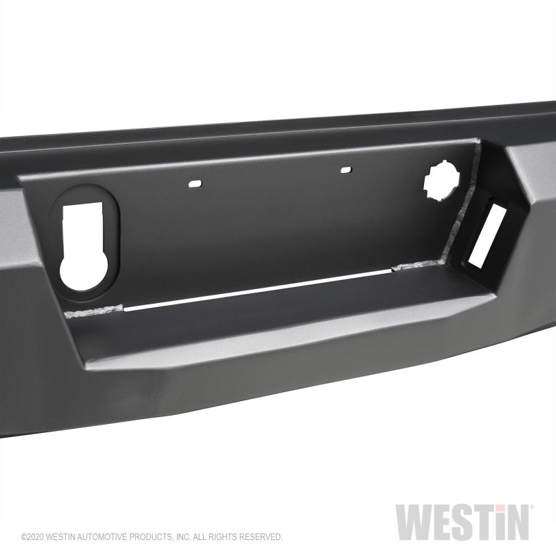 Westin 14-18 Chevy Silverado 1500 Pro-Series Rear Bumper - Textured Black - GTR Auto