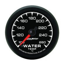 Load image into Gallery viewer, Autometer ES 52.4mm 100-260 deg. F Water Temperature Gauge