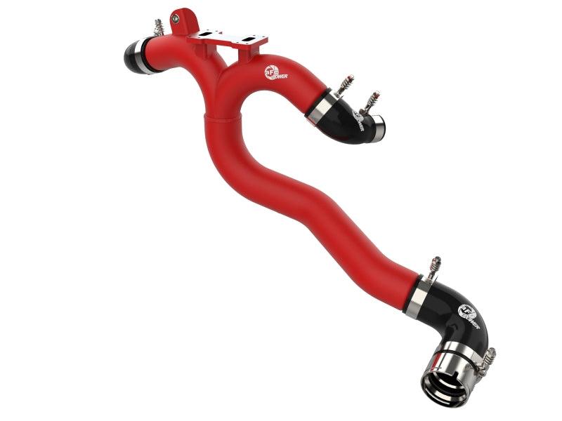 AFE 2018-2020 Kia Stinger 19-22 G70 BladeRunner 3in Aluminum Hot Charge Pipe Red - GTR Auto
