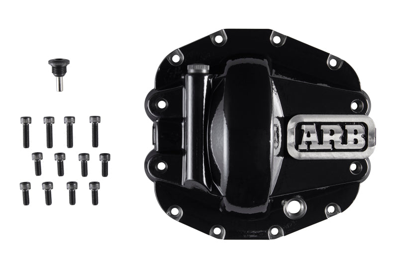 ARB Diff Cover Blk Jeep JL Rubicon Front - GTR Auto