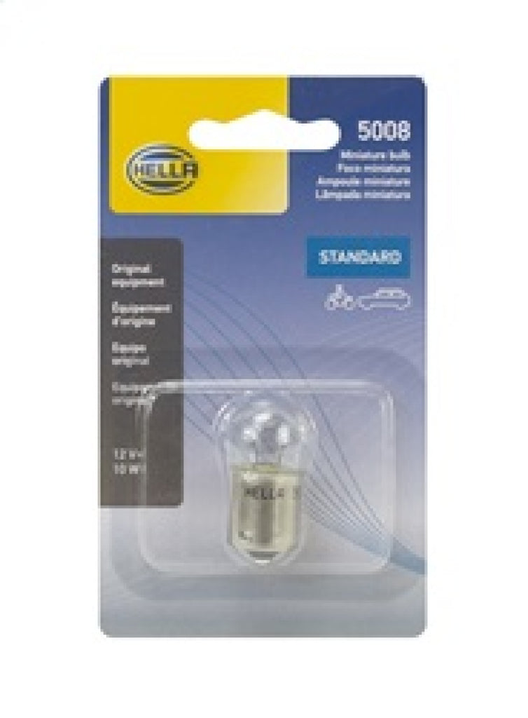 Hella Bulb 5008 12V 10W Ba15S B6 Sb - GTR Auto