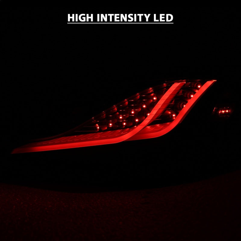 ANZO 10-13 Hyundai Genesis 2DR LED Taillights Smoke - GTR Auto
