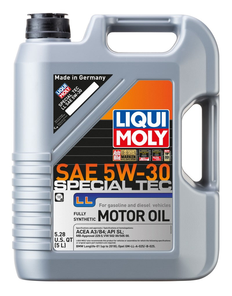 LIQUI MOLY 5L Special Tec LL Motor Oil SAE 5W30 - GTR Auto