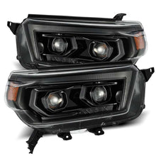 Load image into Gallery viewer, AlphaRex 10-13 Toyota 4Runner LUXX LED Proj Headlights Plank Style Alpha Black w/Seq Signal/DRL - GTR Auto