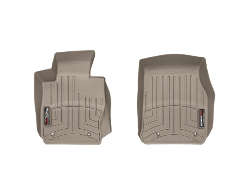 WeatherTech 12+ BMW 3-Series Front FloorLiner - Tan - GTR Auto