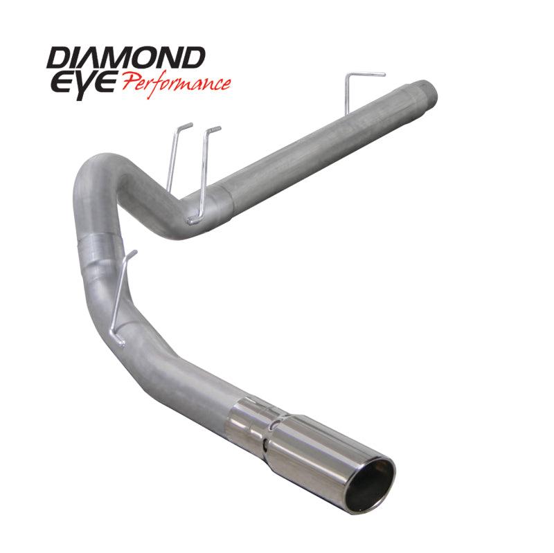 Diamond Eye KIT 4in DPF-BACK SGL AL 08-09 6 4L F250/F350 PCKGD BX46X14X14OD EL-PL 44inX13 5inX13 5in - GTR Auto