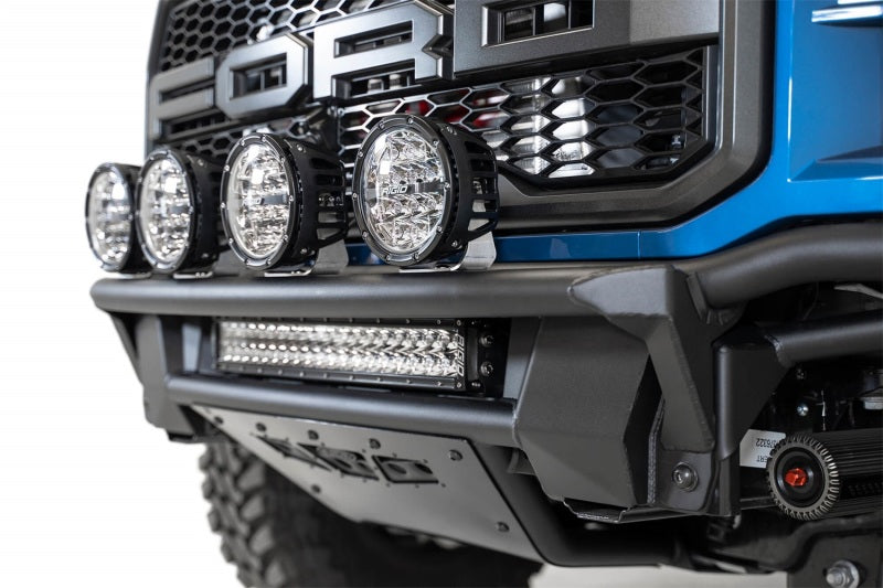 Addictive Desert Designs 17-20 Ford Raptor Pro Bolt-On Front Bumper - Hammer Black - GTR Auto