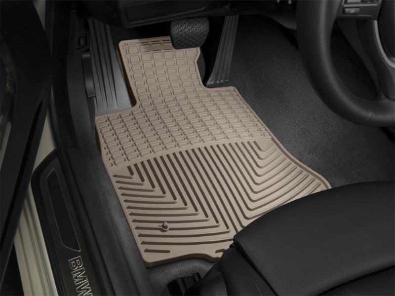WeatherTech 12+ BMW 6-Series Front Rubber Mats - Tan - GTR Auto
