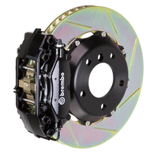 Load image into Gallery viewer, Brembo 95-98 993 C2/993 C4 Rear GT BBK 4 Piston Cast 2pc 328x28 2pc Rotor Slotted Type-1-Black