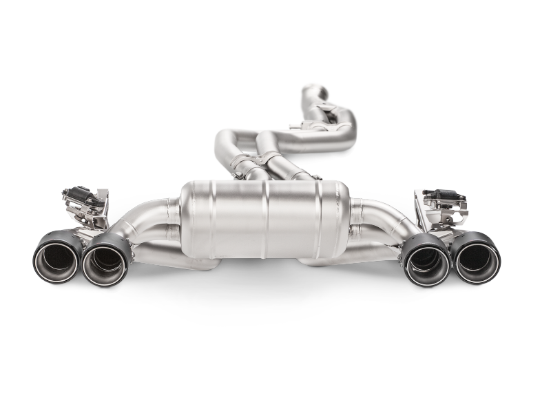 Akrapovic 16-17 BMW M2 F87 (Excl M2 Competition) Evolution Line Cat Back (Titanium) w/Carbon Tips - GTR Auto