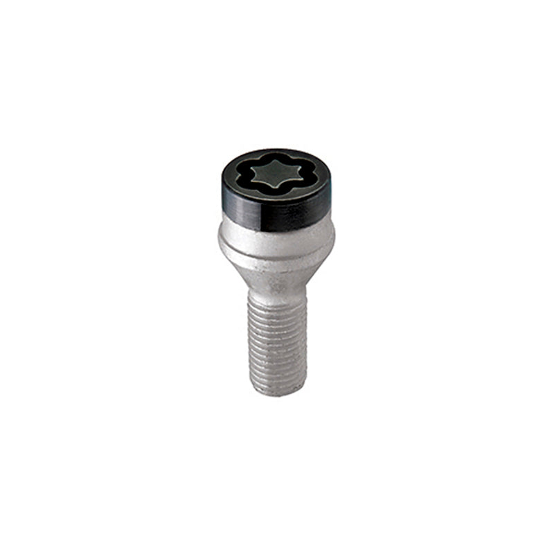 McGard Wheel Lock Bolt Set - 4pk. (Cone Seat) M14X1.25 / 17mm Hex / 27.3mm Shank Length - Black - GTR Auto