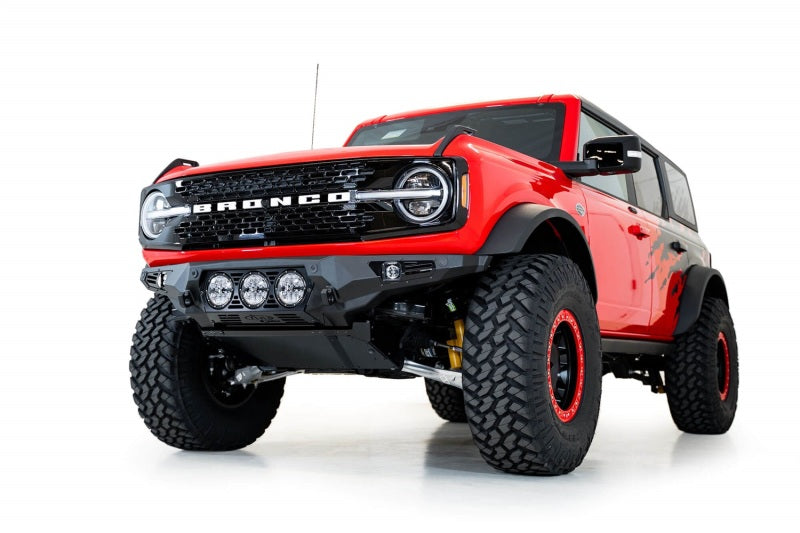 Addictive Desert Designs 21-22 Ford Bronco Bomber Front Bumper (w/ 3 Rigid 360 Mounts) - GTR Auto