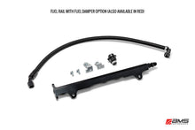 Load image into Gallery viewer, AMS Performance 08-15 Mitsubishi EVO X CNC Machined Aluminum Fuel Rail w/Pulsation Dampener - Red - GTR Auto