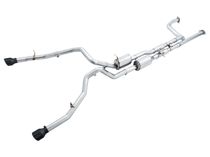 AWE Tuning 2021 RAM 1500 TRX 0FG Cat-Back Exhaust - Diamond Black Tips - GTR Auto