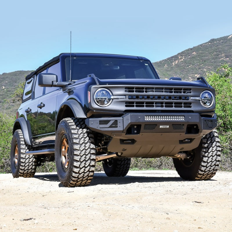 Westin 21-25 Ford Bronco Pro-Mod Front Bumper - Textured Black - GTR Auto
