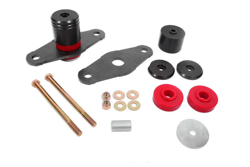 BMR 11-18 Dodge Challenger Motor Mount Polyurethane Bushing Upgrade Kit - Black Anodized - GTR Auto