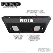 Load image into Gallery viewer, Westin 16-21 Toyota Tacoma Pro-Mod Skid Plate - Textured Black