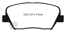 Load image into Gallery viewer, EBC 12+ Hyundai Azera 3.3 Yellowstuff Front Brake Pads - GTR Auto