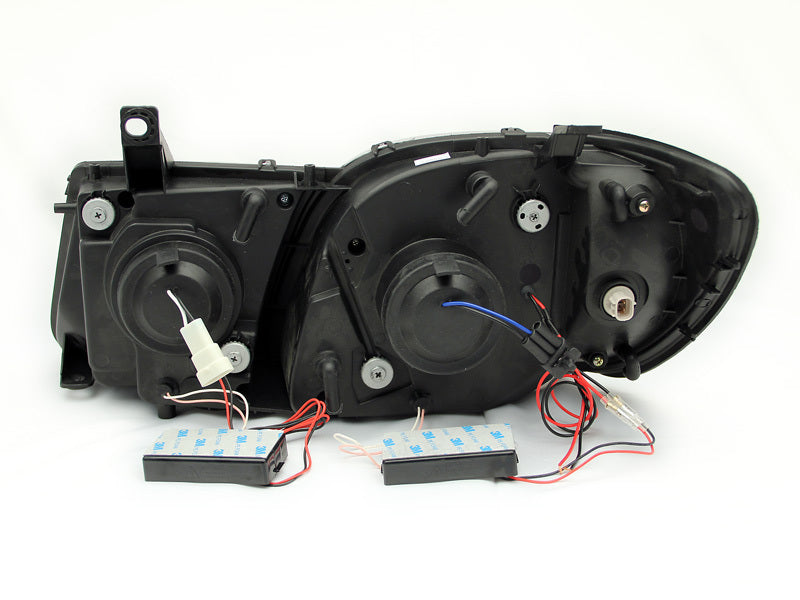 ANZO 1998-2007 Lexus Lx470 Projector Headlights w/ Halo Black (CCFL) - GTR Auto