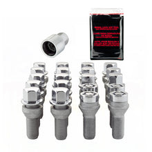 Load image into Gallery viewer, McGard 5 Lug Hex Install Kit w/Locks (Cone Seat Bolt) M14X1.5 / 17mm Hex / 30.5mm Shank L. - Chrome - GTR Auto