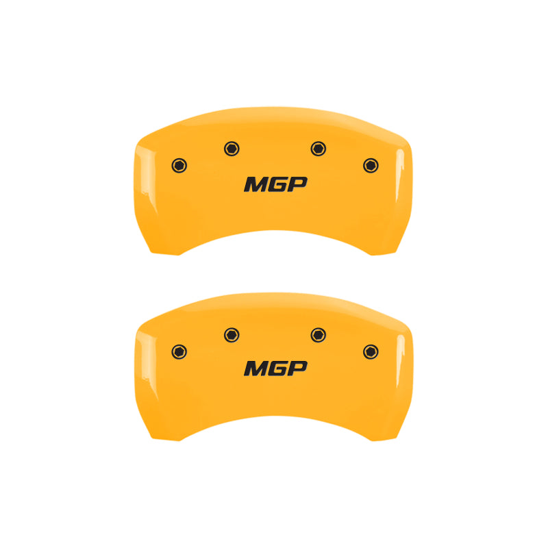 MGP 4 Caliper Covers Engraved Front & Rear MGP Yellow Finish Black Characters 2008 BMW Z4 - GTR Auto