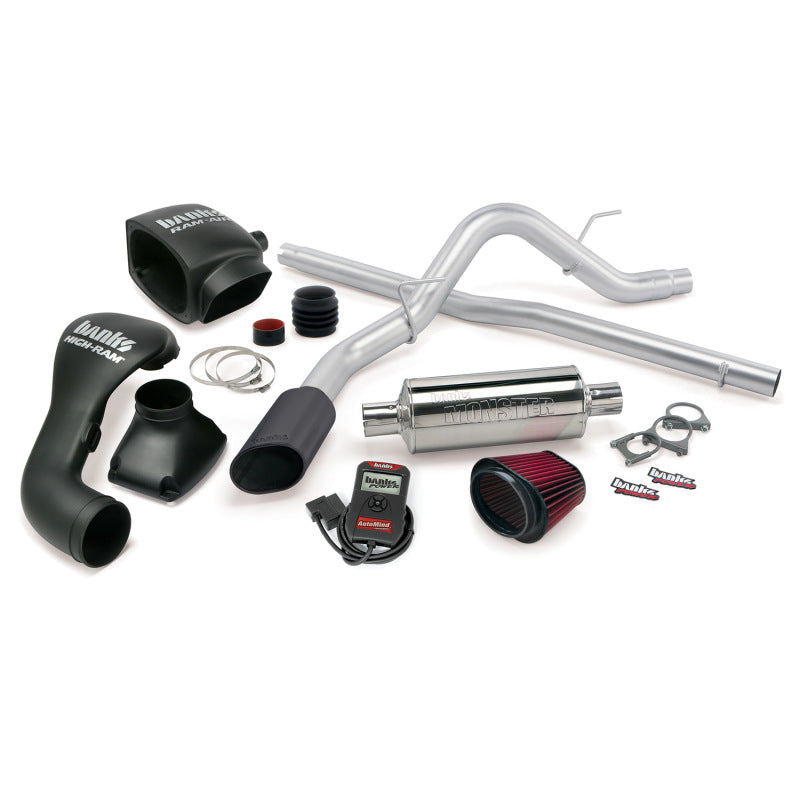 Banks Power 04-08 Ford 5.4L F-150 SCMB Stinger System - SS Single Exhaust w/ Black Tip - GTR Auto
