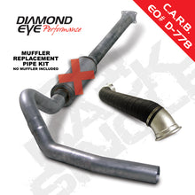 Load image into Gallery viewer, Diamond Eye KIT 4in Catback MRP Single w/ TDP SS 04-05 Chevy/GMC 6.6L Duramax 2500/3500 - GTR Auto