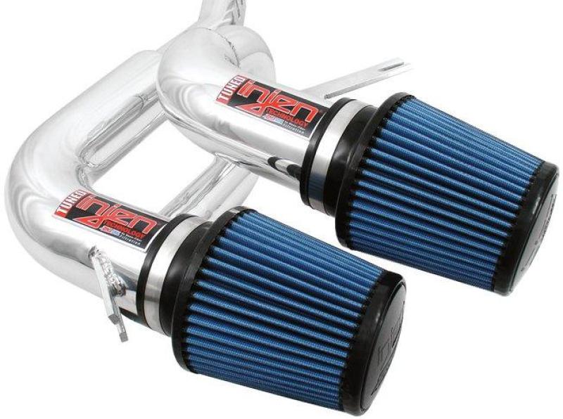 Injen 08-09 535i E60 3.0L L6 Twin intake & AMSOIL Filters Polished Short Ram Intake - GTR Auto
