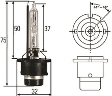 Load image into Gallery viewer, Hella D2S 35W High Intensity Discharge Capsule - GTR Auto