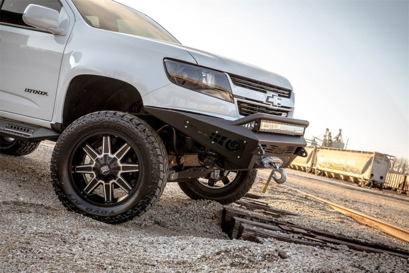 Addictive Desert Designs 15-18 Chevy Colorado HoneyBadger Front Bumper w/ Winch Mount - GTR Auto