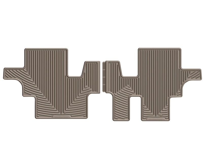 WeatherTech 11+ BMW X3 Rear Rubber Mats - Tan - GTR Auto
