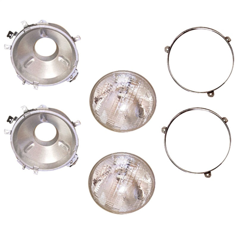 Omix Headlight Assemblies 72-86 Jeep CJ Models - GTR Auto
