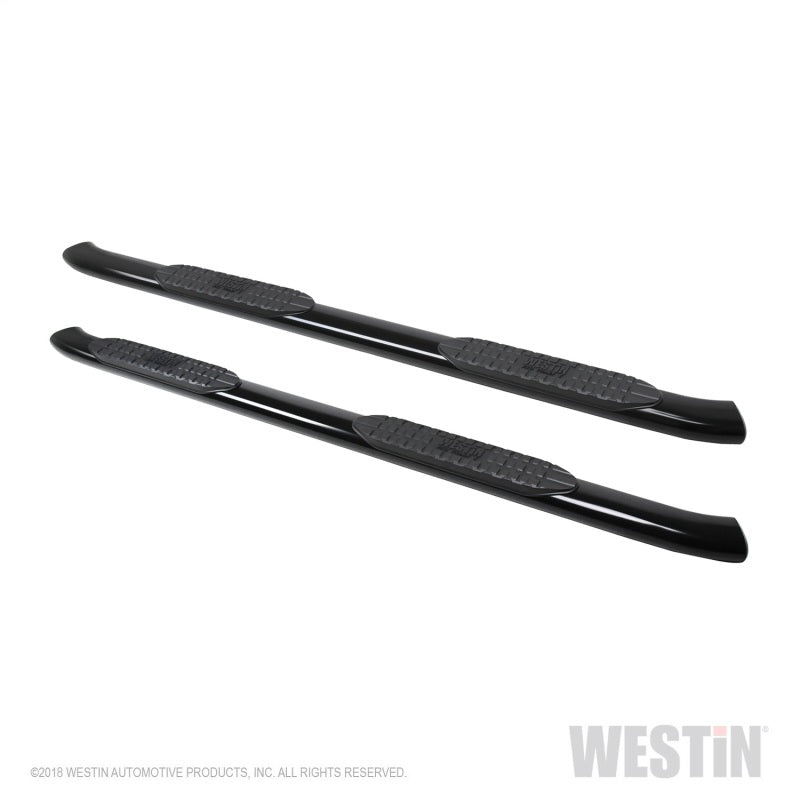 Westin 2019 Chevrolet Silverado/Sierra 1500 Crew Cab Non LD PRO TRAXX 5 Oval Nerf Step Bars - Black - GTR Auto
