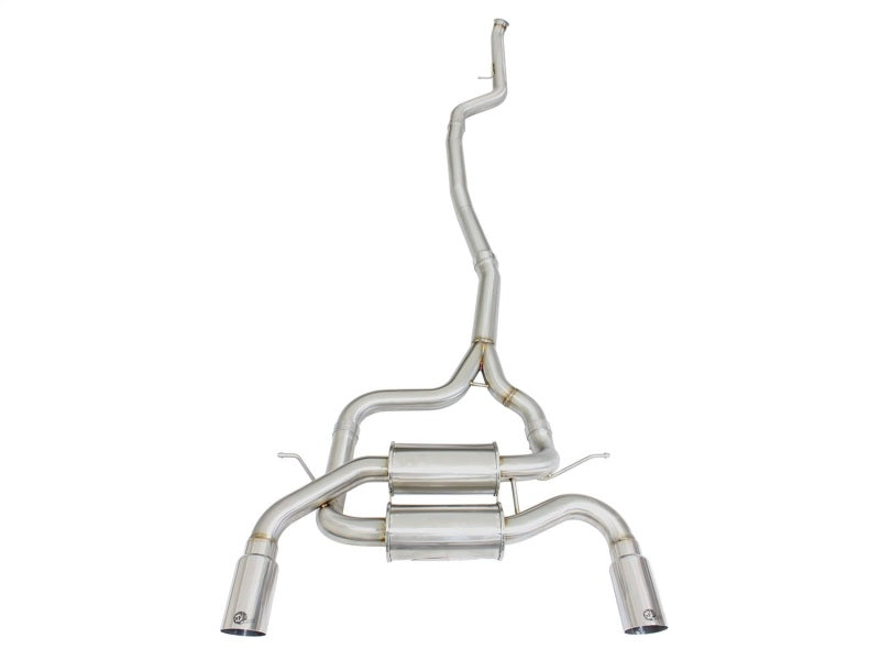aFe MACHForce XP SS-304 Polish Tip 2.5in Dia Cat Back Exhaust 12-14 BMW 335i (F30) 3.0L (t) - GTR Auto