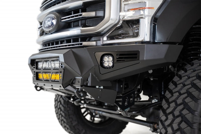 Addictive Desert Designs 17-20 Ford Super Duty Bomber Front Bumper w/ Mounts For 20in Light Bars - GTR Auto