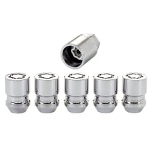 Load image into Gallery viewer, McGard Wheel Lock Nut Set - 5pk. (Cone Seat) M12X1.5 / 13/16 Hex / 1.28in. Length - Chrome - GTR Auto