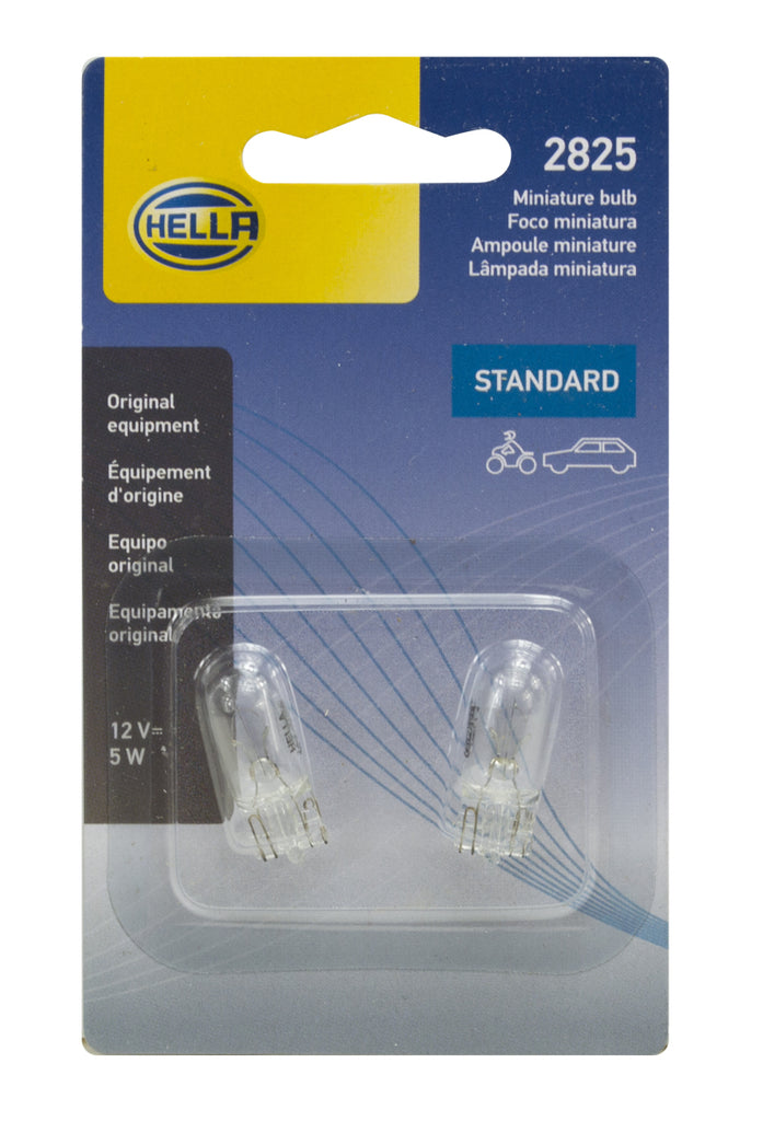 Hella Bulb 2825 12V 5W 4Cp W21X95D T325 (2) - GTR Auto