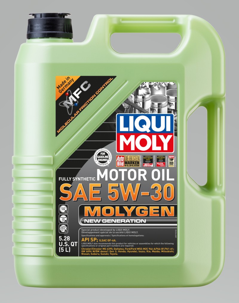 LIQUI MOLY 5L Molygen New Generation Motor Oil SAE 5W30 - GTR Auto