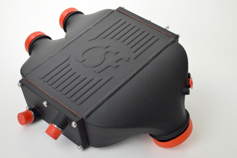CSF 2014+ BMW M3/M4 (F8X) Top Mount Charge-Air-Cooler - Crinkle Black - GTR Auto