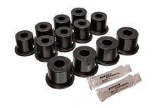 Load image into Gallery viewer, Energy Suspension 80-86 Nissan 720 &amp; Hardbody Pickup 2WD Black Rear Leaf Spring Bushing Set - GTR Auto