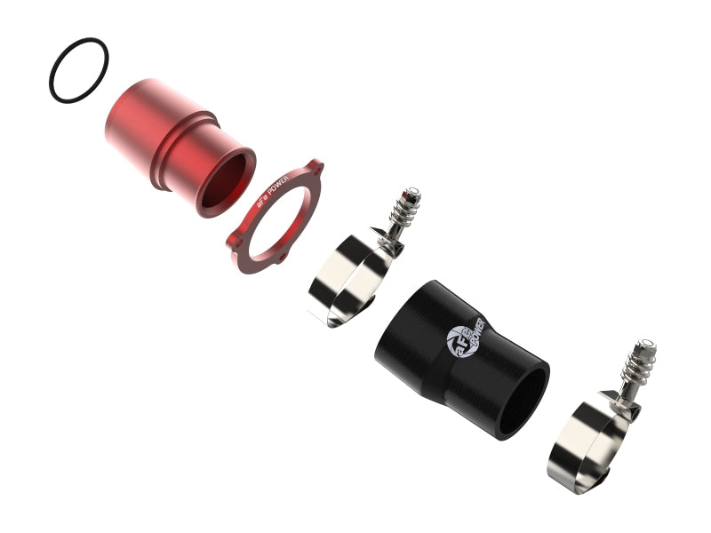 aFe BladeRunner 15-20 VW GTI Turbo Muffler Delete for OE Charge Pipe - Red 46-20416-R