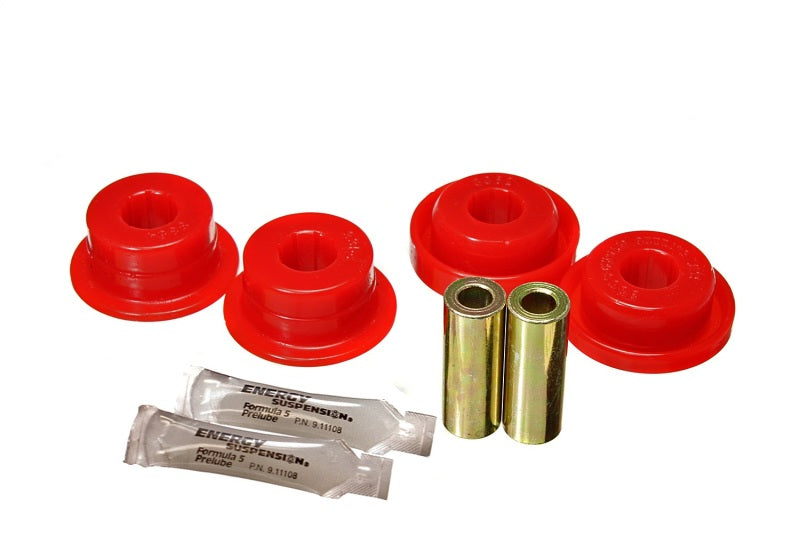 Energy Suspension 97-06 Jeep Wrangler TJ Front Control Arm Bushing - Axle Only Position - Red - GTR Auto