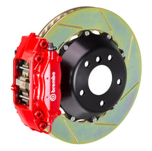Load image into Gallery viewer, Brembo 00-06 X5 (E53) Rear GT BBK 4 Piston Cast 2pc 345x28 2pc Rotor Slotted Type-1-Red